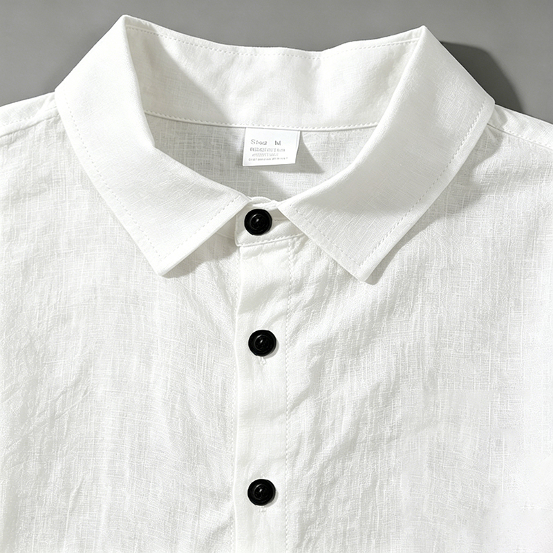 Men Linen Two Piece Outfit Sho - Shirt Camp Collar 评论和价格