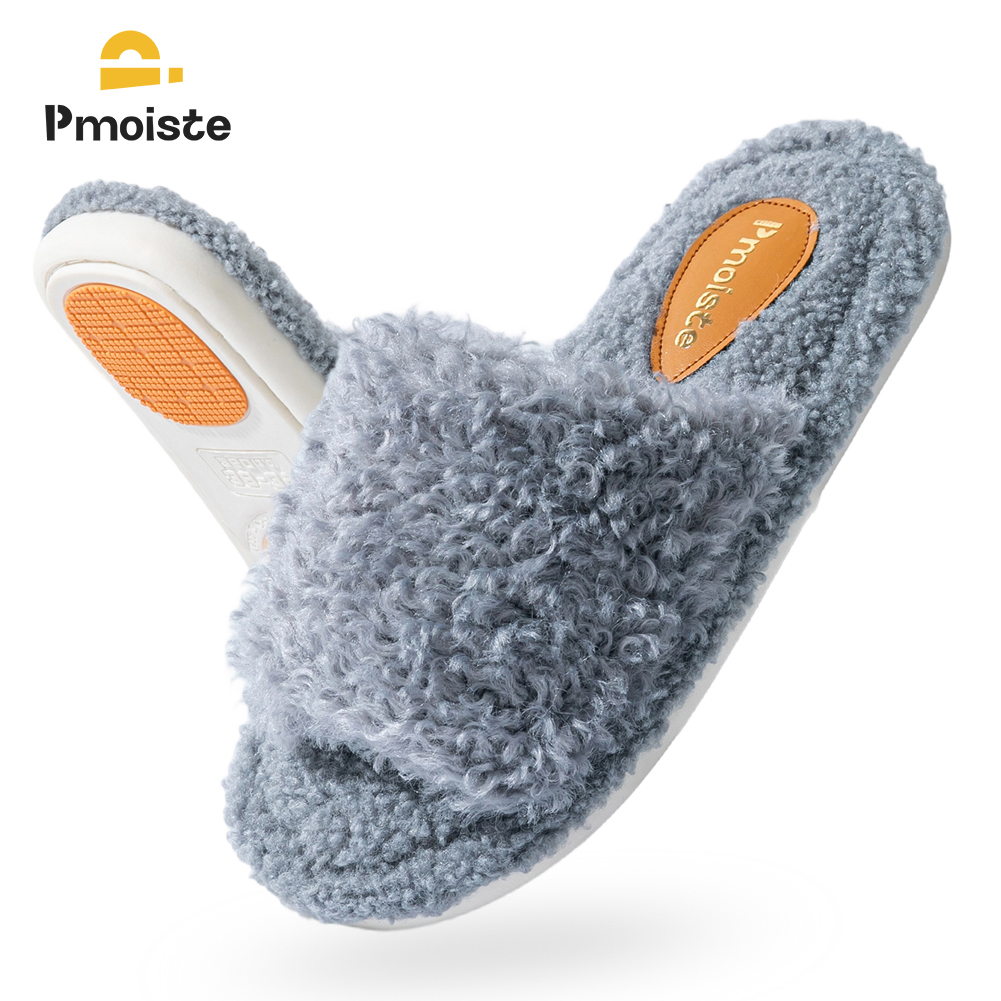 Pmoiste Fuzzy House Slippers W - Espadrille Slip On 评论和价格