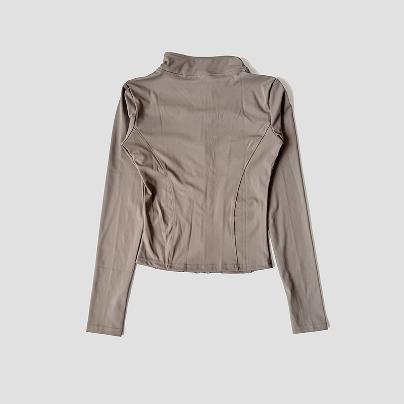 Women Slim Yoga Clothes Quick  - Shirt Camp Collar 评论和价格