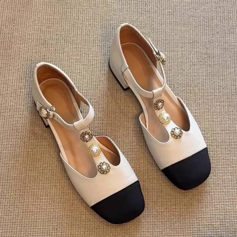 Women Square Toe Heeled Sandal - Casual Sandal Leather 评论和价格