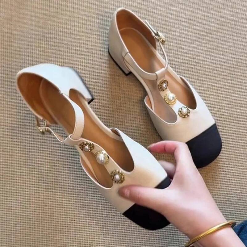 Women Square Toe Heeled Sandal - Casual Sandal Leather 评论和价格