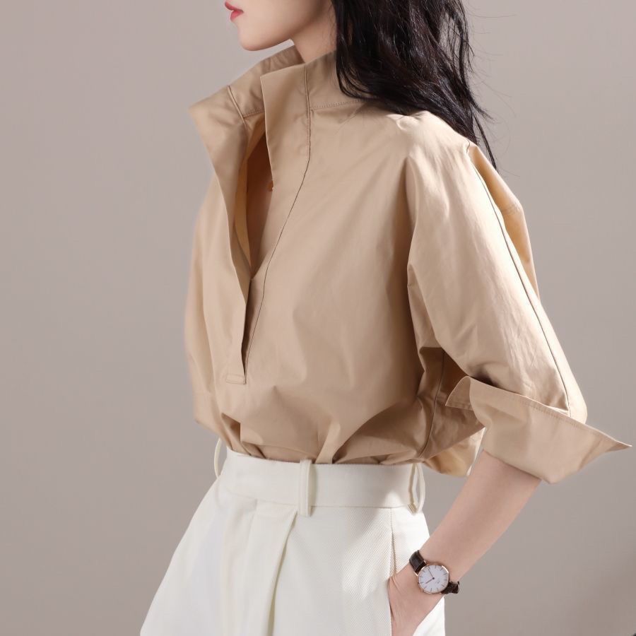 Early Autumn 2023 Women's Loos - Shirt Camp Collar 评论和价格
