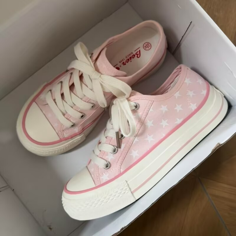Casual Star Low-Top Canvas Sho - Vans Shoes Old Skool 评论和价格